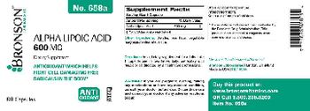 Bronson Laboratories Alpha Lipoic Acid 200 mg - supplement