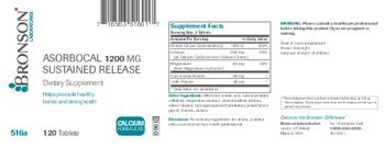 Bronson Laboratories Asorbocal 1200 mg Sustained Release - supplement