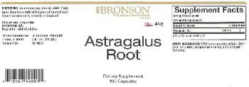 Bronson Laboratories Astragalus Root - supplement