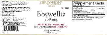 Bronson Laboratories Boswellia 250 mg - supplement