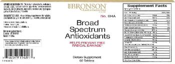 Bronson Laboratories Broad Spectrum Antioxidants - supplement