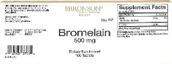 Bronson Laboratories Bromelain 500 mg - supplement