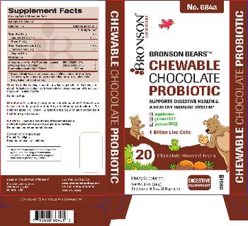 Bronson Laboratories Bronson Bears Chewable Chocolate Probiotic - supplement