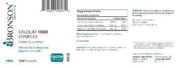 Bronson Laboratories Calcium 1000 Complex - supplement