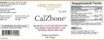 Bronson Laboratories CalZbone - supplement