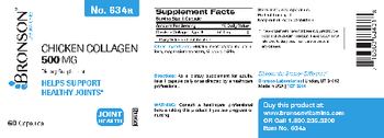 Bronson Laboratories Chicken Collagen 500 mg - supplement