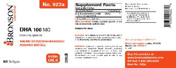 Bronson Laboratories DHA 100 mg - supplement