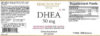 Bronson Laboratories DHEA 50 mg - supplement