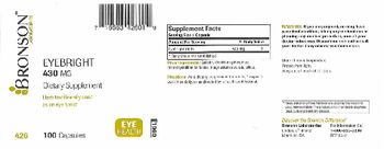 Bronson Laboratories Eyebright 430 mg - supplement