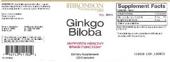 Bronson Laboratories Ginkgo Biloba - supplement