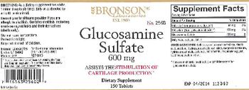 Bronson Laboratories Glucosamine Sulfate 600 mg - supplement