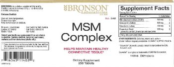 Bronson Laboratories MSM Complex - supplement