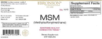 Bronson Laboratories MSM (Methylsulfonylmethane) - supplement