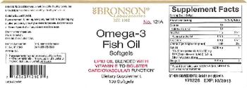 Bronson Laboratories Omega-3 Fish Oil Softgels - supplement