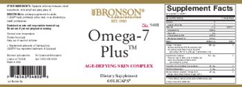 Bronson Laboratories Omega-7 Plus - supplement