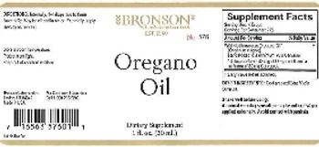 Bronson Laboratories Oregano Oil - supplement