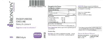 Bronson Laboratories Phosphatidyl Choline - supplement