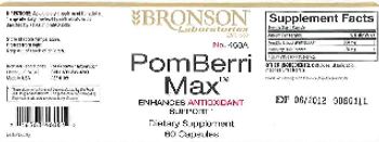 Bronson Laboratories PomBerri Max - supplement
