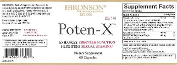 Bronson Laboratories Poten-X - supplement