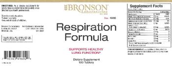 Bronson Laboratories Respiration Formula - supplement
