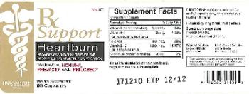 Bronson Laboratories Rx Support Heartburn - supplement
