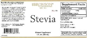 Bronson Laboratories Stevia - supplement