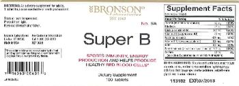 Bronson Laboratories Super B - supplement