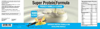 Bronson Laboratories Super Protein Formula French Vanilla Flavor - supplement