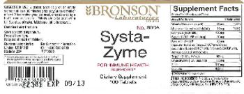 Bronson Laboratories Systa-Zyme - supplement