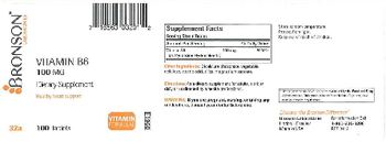 Bronson Laboratories Vitamin B6 100 mg - 