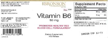 Bronson Laboratories Vitamin B6 50 mg - supplement