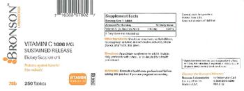 Bronson Laboratories Vitamin C 1000 mg Sustained Release - supplement