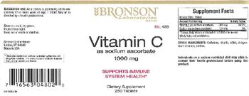 Bronson Laboratories Vitamin C As Sodium Ascorbate 1000 mg - supplement