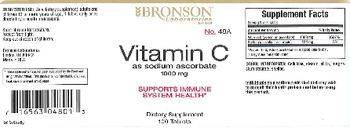 Bronson Laboratories Vitamin C As Sodium Ascorbate 1000 mg - supplement