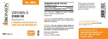 Bronson Laboratories Vitamin D 2000 IU - supplement