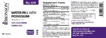 Bronson Laboratories Water Pill With Potassium - supplement