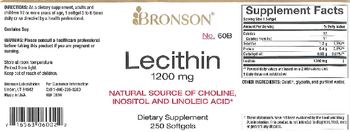 Bronson Lecithin 1200 mg - supplement