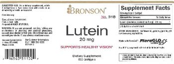 Bronson Lutein 20 mg - supplement