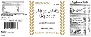 Bronson Mega Multi Softcaps - supplement