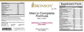 Bronson Men's Complete Formula With 7-Keto - supplement