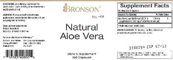 Bronson Natural Aloe Vera - supplement