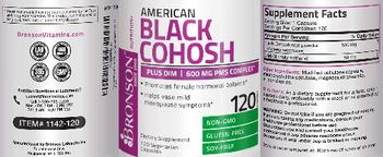 Bronson Nutrition American Black Cohosh - supplement