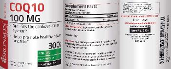 Bronson Nutrition CoQ10 100 mg - supplement