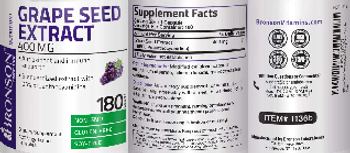 Bronson Nutrition Grape Seed Extract 400 mg - supplement
