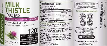 Bronson Nutrition Milk Thistle 1000 mg - supplement