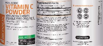 Bronson Nutrition Non-Acidic Vitamin C Powder 1000 mg - supplement