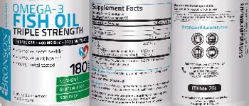 Bronson Nutrition Omega-3 Fish Oil Triple Strength - supplement
