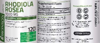 Bronson Nutrition Rhodiola Rosea 1000 mg - supplement
