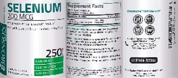 Bronson Nutrition Selenium 200 mcg - supplement