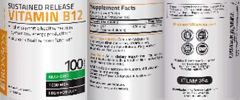 Bronson Nutrition Sustained Release Vitamin B12 1000 mcg - supplement
